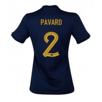 Frankrig Benjamin Pavard #2 Hjemmebanetrøje Dame VM 2022 Kortærmet